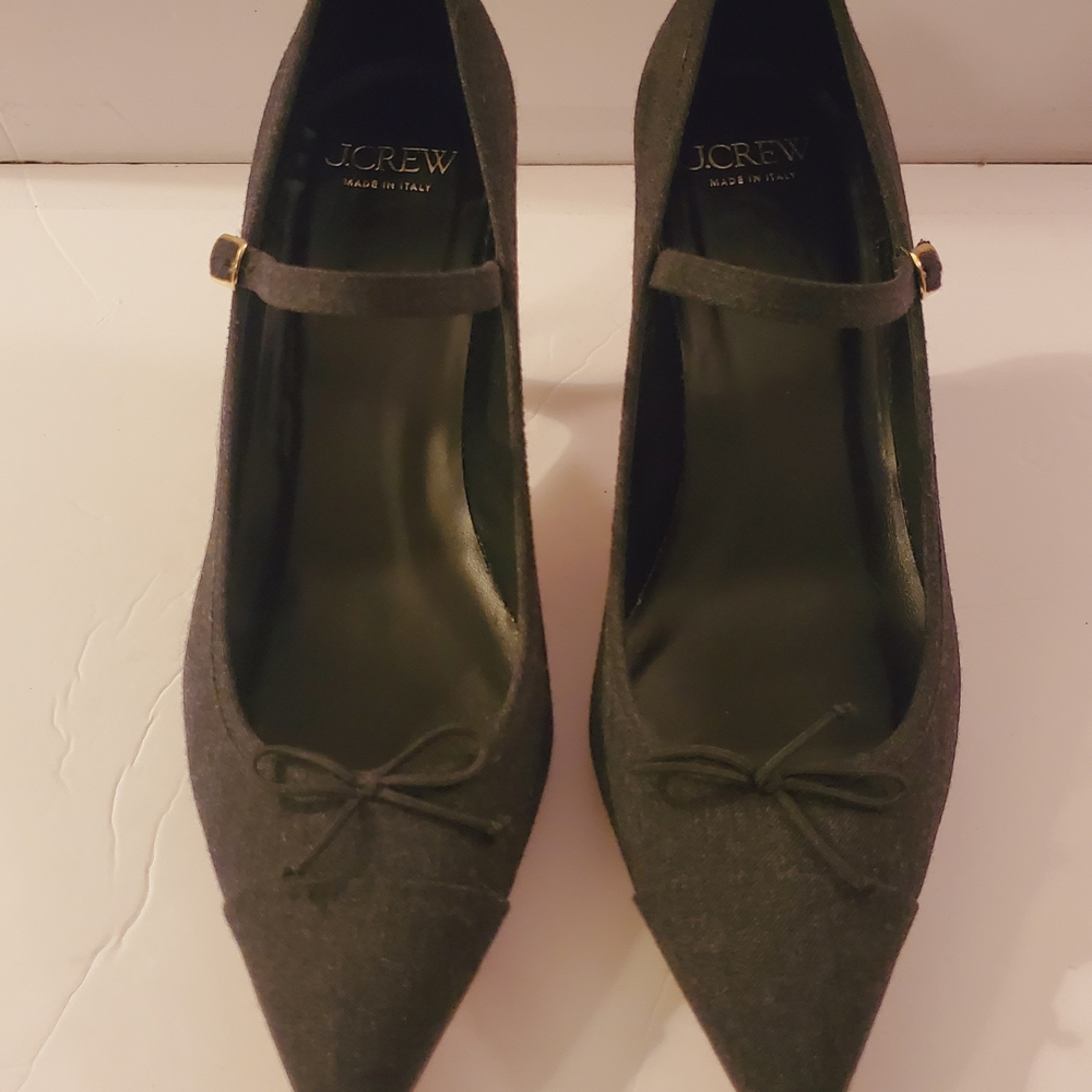 J. Crew Women's Mary Jane Italian Cap Toe Pump Size 11